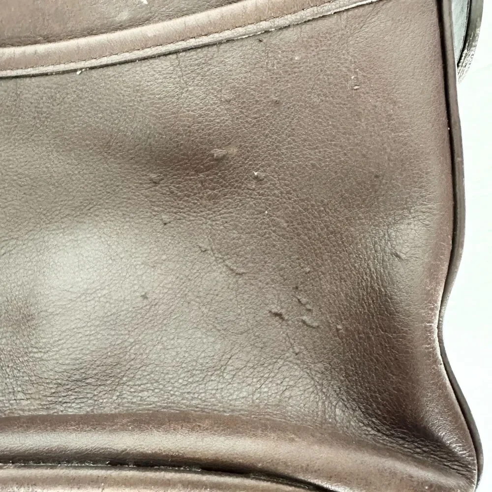 Vintage Coach 4150 Fletcher Saddle Crossbody Bag Brown
